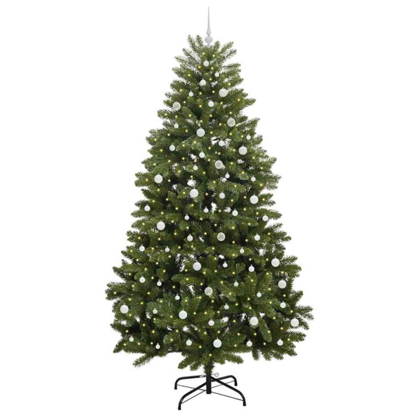 Árbol de Navidad artificial Verde 240 cm PVC y Metal M 3