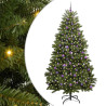 Árbol de Navidad artificial Verde 240 cm PVC y Metal 2
