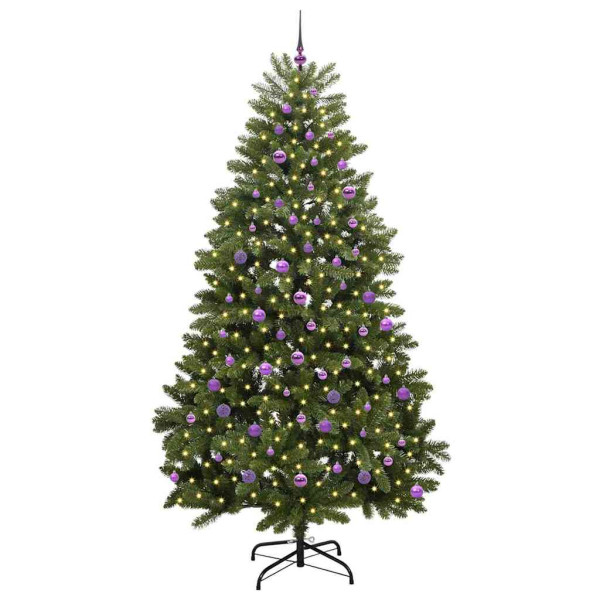 Árbol de Navidad artificial Verde 240 cm PVC y Metal M 3