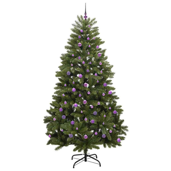 Árbol de Navidad artificial Verde 240 cm PVC y Metal M 4