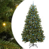 Árbol de Navidad artificial Verde 240 cm PVC y Metal 2