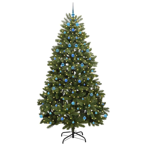 Árbol de Navidad artificial Verde 240 cm PVC y Metal M 3