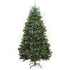 Árbol de Navidad artificial Verde 240 cm PVC y Metal 4
