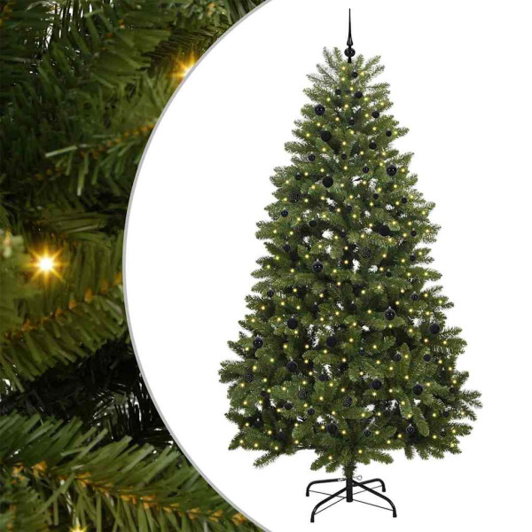 Árbol de Navidad artificial Verde 270 cm PVC y Metal M 2
