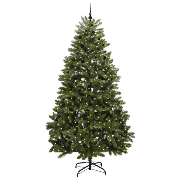 Árbol de Navidad artificial Verde 270 cm PVC y Metal M 3