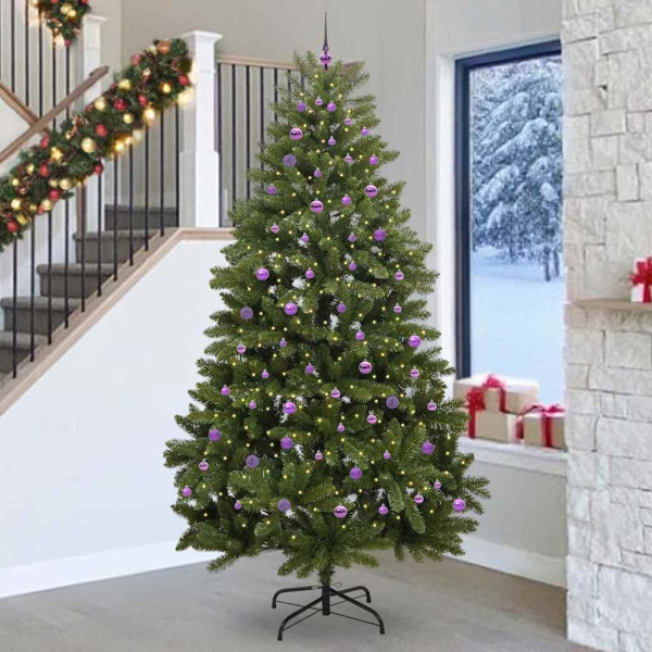 Árbol de Navidad artificial Verde 270 cm PVC y Metal D