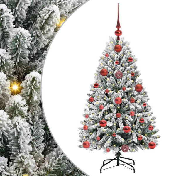 Árbol de Navidad artificial Verde y 120 cm PVC y Metal M 2