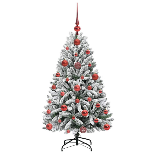 Árbol de Navidad artificial Verde y 120 cm PVC y Metal M 4