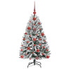 Árbol de Navidad artificial Verde y 120 cm PVC y Metal 4