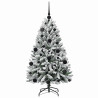 Árbol de Navidad artificial Verde y 120 cm PVC y Metal 4
