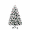 Árbol de Navidad artificial Verde y 120 cm PVC y Metal 4