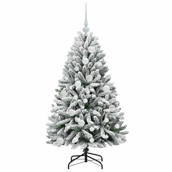 Árbol de Navidad artificial Verde y 120 cm PVC y Metal M 4