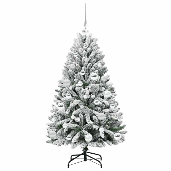 Árbol de Navidad artificial Verde y 120 cm PVC y Metal M 4