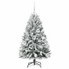 Árbol de Navidad artificial Verde y 120 cm PVC y Metal 4