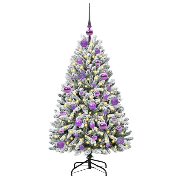 Árbol de Navidad artificial Verde y 120 cm PVC y Metal M 3