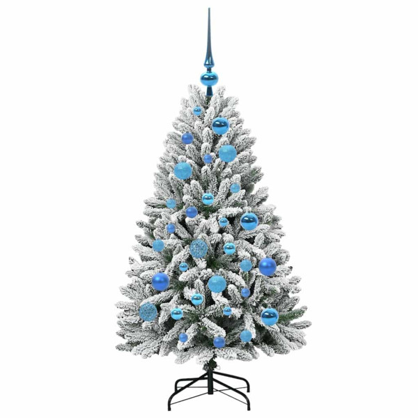 Árbol de Navidad artificial Verde y 120 cm PVC y Metal M 4