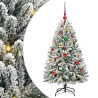 Árbol de Navidad artificial Verde y 120 cm PVC y Metal 2