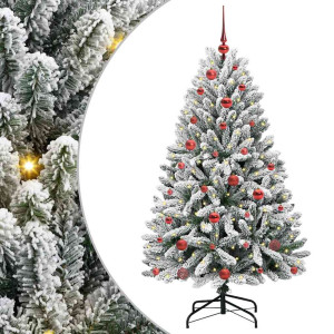 Árbol de Navidad artificial Verde y 150 cm PVC y Metal H