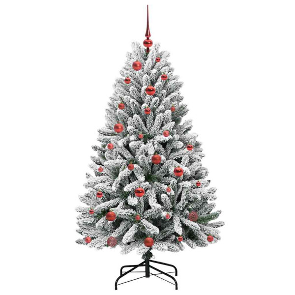 Árbol de Navidad artificial Verde y 150 cm PVC y Metal M 4