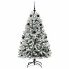 Árbol de Navidad artificial Verde y 150 cm PVC y Metal 3