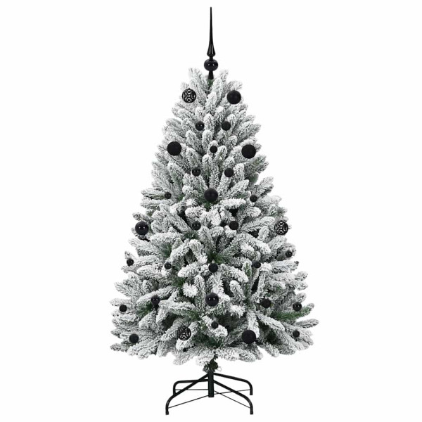 Árbol de Navidad artificial Verde y 150 cm PVC y Metal M 4
