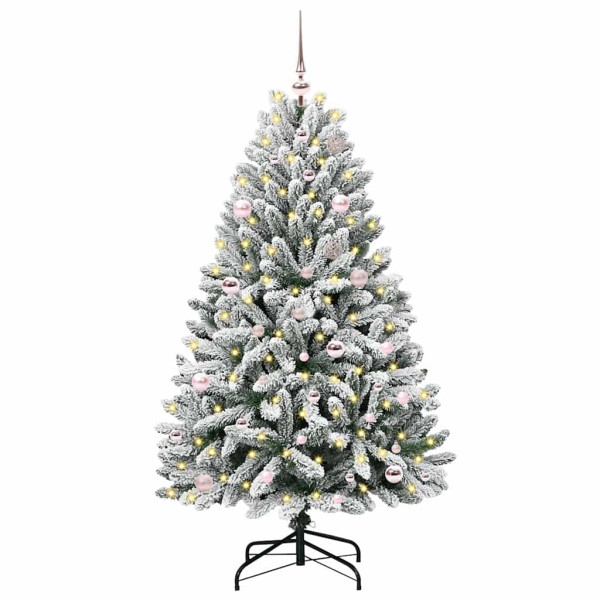 Árbol de Navidad artificial Verde y 150 cm PVC y Metal M 2