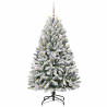 Árbol de Navidad artificial Verde y 150 cm PVC y Metal 2