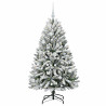 Árbol de Navidad artificial Verde y 150 cm PVC y Metal 3