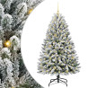 Árbol de Navidad artificial Verde y 150 cm PVC y Metal 2