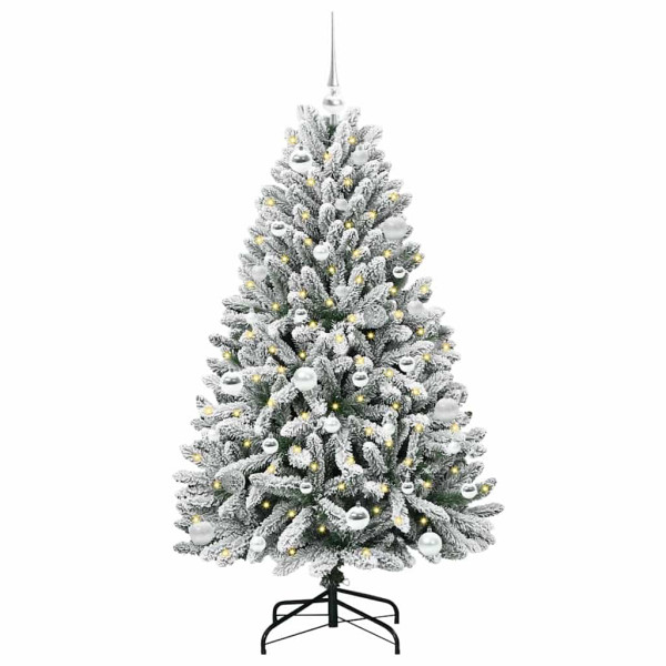 Árbol de Navidad artificial Verde y 150 cm PVC y Metal M 3