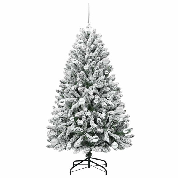 Árbol de Navidad artificial Verde y 150 cm PVC y Metal M 4
