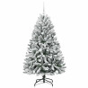 Árbol de Navidad artificial Verde y 150 cm PVC y Metal 4