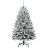 Árbol de Navidad artificial Verde y 150 cm PVC y Metal 5