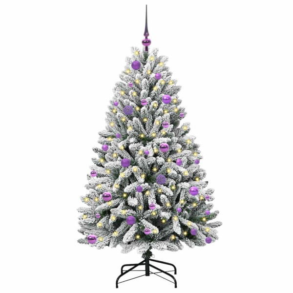 Árbol de Navidad artificial Verde y 150 cm PVC y Metal M 3