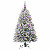 Árbol de Navidad artificial Verde y 150 cm PVC y Metal 3
