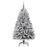 Árbol de Navidad artificial Verde y 150 cm PVC y Metal 4
