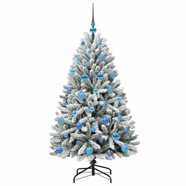 Árbol de Navidad artificial Verde y 150 cm PVC y Metal M 4