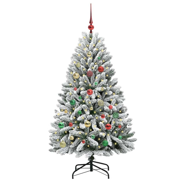 Árbol de Navidad artificial Verde y 150 cm PVC y Metal M 3