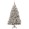 Árbol de Navidad artificial Verde y 180 cm PVC y Metal 4