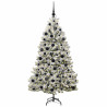 Árbol de Navidad artificial Verde y 180 cm PVC y Metal 3