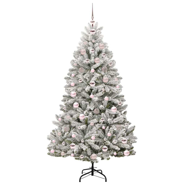 Árbol de Navidad artificial Verde y 180 cm PVC y Metal M 4