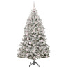 Árbol de Navidad artificial Verde y 180 cm PVC y Metal 4