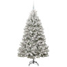 Árbol de Navidad artificial Verde y 180 cm PVC y Metal 4