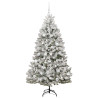 Árbol de Navidad artificial Verde y 180 cm PVC y Metal 4