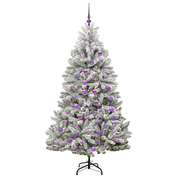 Árbol de Navidad artificial Verde y 180 cm PVC y Metal M 4
