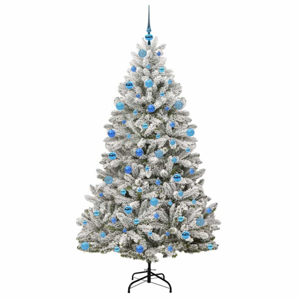 Árbol de Navidad artificial Verde y 180 cm PVC y Metal M 4