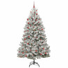 Árbol de Navidad artificial Verde y 210 cm PVC y Metal 3