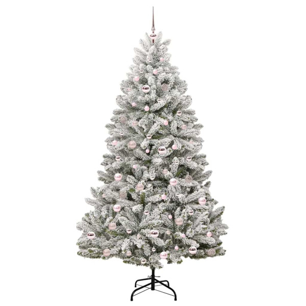 Árbol de Navidad artificial Verde y 210 cm PVC y Metal M 4
