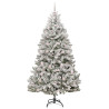 Árbol de Navidad artificial Verde y 210 cm PVC y Metal 4