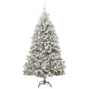 Árbol de Navidad artificial Verde y 210 cm PVC y Metal 3